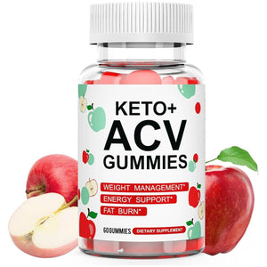 Keto ACV Gummies Advanced Weight Loss - Rapid Fat Burning, Detox & Improved Immunity 60 Gummies.