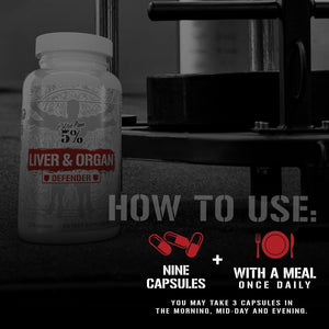 5% Nutrition Rich Piana Liver & Organ Defender Cycle Support plus NAC (90 Servings)