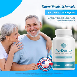 Oral Health Probiotic – 4-Strain Formula for Healthy Gums, Teeth & Fresh Breath – 30 Chewable Tablets