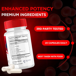 Glucobio Natural Ingredients Glycogen Support (60 Capsules)