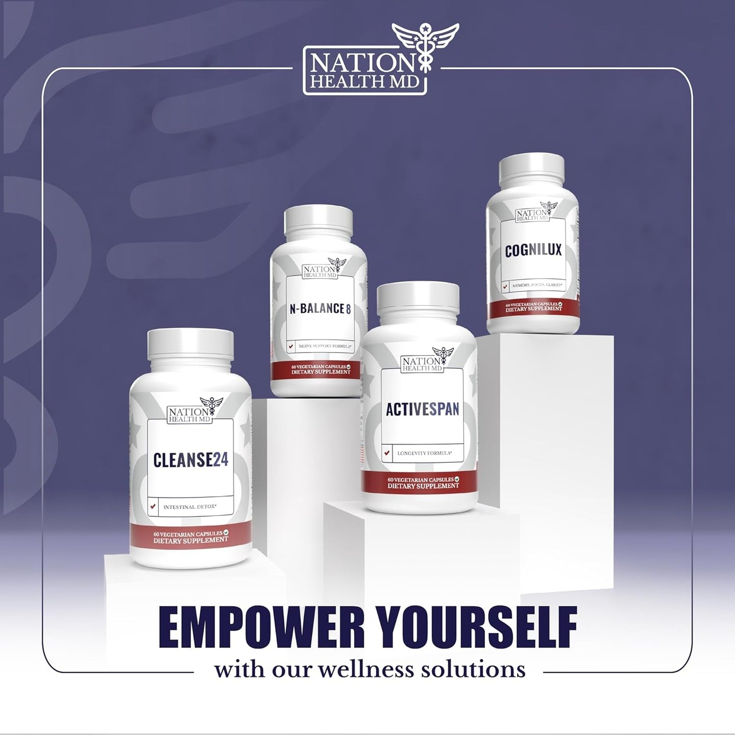 Activespan- Telomere Lengthening Supplements - Stem Cell Regeneration, 60 Capsules