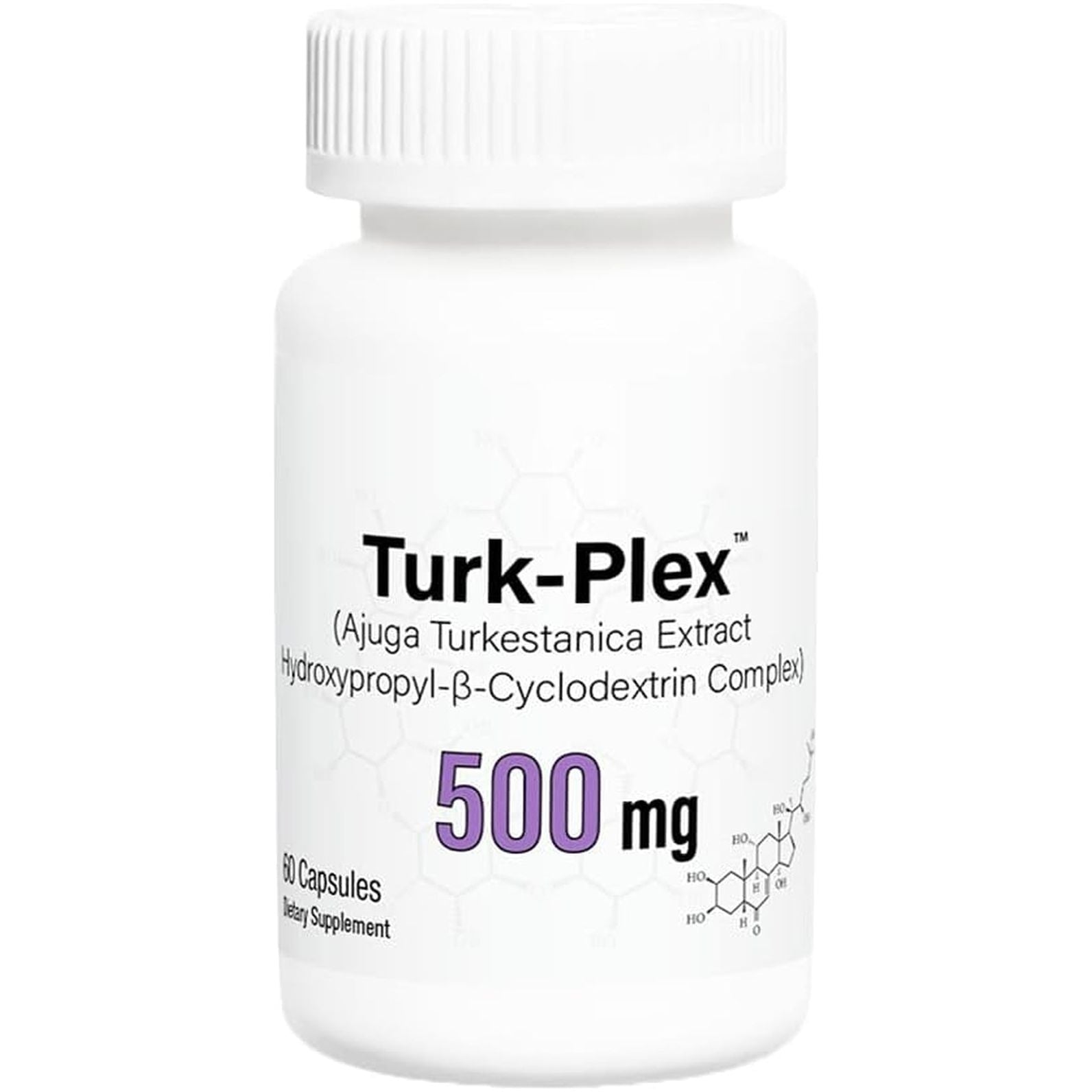 Gorilla Mind Turk-Plex® - Complexed with Hydroxypropyl-Β-Cyclodextrin for Enhanced Bioavailability (500 Mg X 60 Capsules)