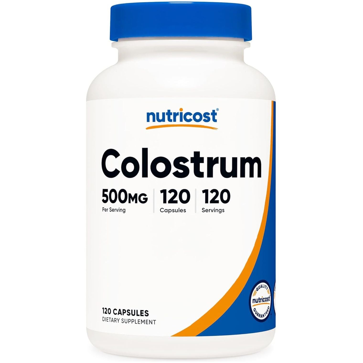 Nutricost Colostrum 500Mg, 120 Capsules - Gluten Free & Non-Gmo