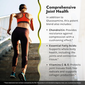 Inholtra Premium Lubri-Joint - 120 Liquid Soft-Gels - with Glucosamine, Chondroitin, Omega Fatty Acids + Vitamins C, D & E - 40 Servings