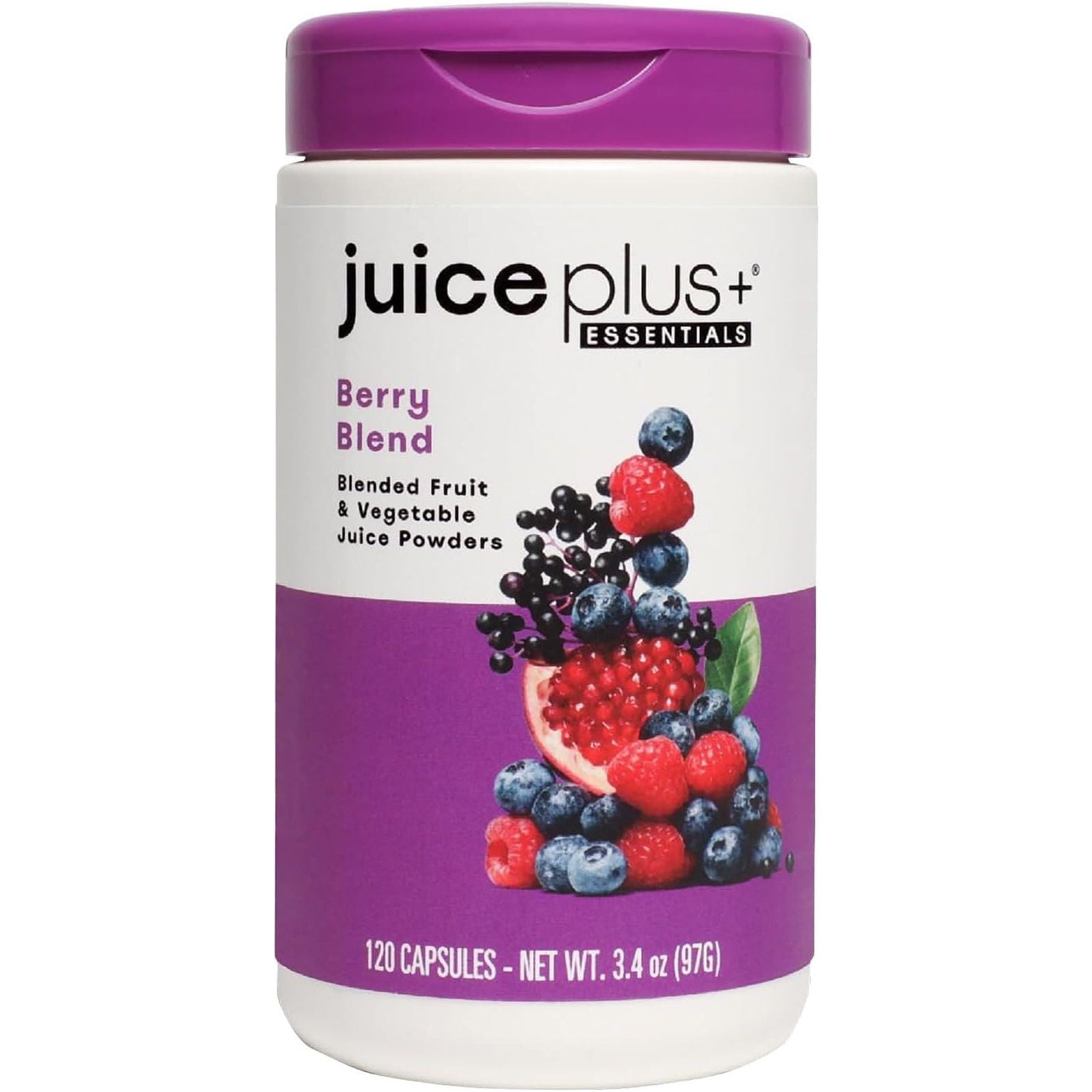 Juice Plus+ Fruit, Vegetable & Berry Blend for Immune Support, Cognitive Health & Radiant Skin - (120 Capsules)