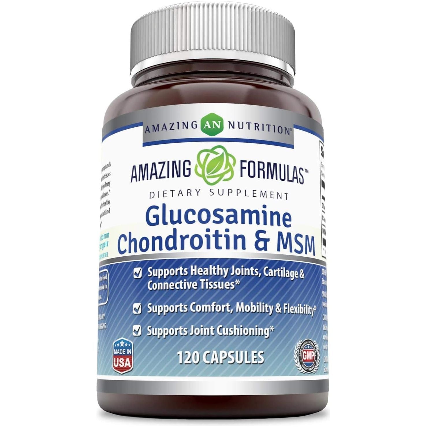 Amazing Formulas Glucosamine Chondroitin MSM Supplement (120 Count)