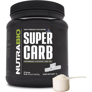 Nutrabio Super Carb - Complex Carbohydrate Supplement Powder 30 Servings