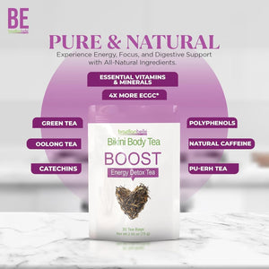 Bikini Body Slimming Detox Tea - Laxative-Free Colon Cleanse Tea to Support a Healthy Weight (30 Count)