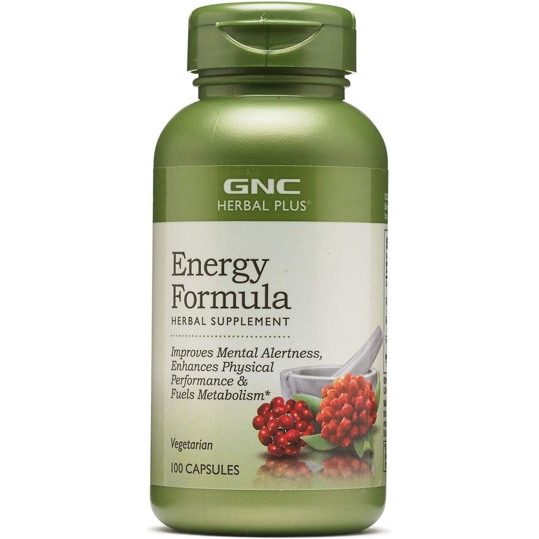 GNC Herbal plus Energy Formula (100 Capsules)