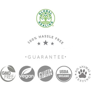 Global Healing Center Supercharged C60 - Micro-Activated Carbon Fullerene W/Organic MCT Powder, (30 Capsules)