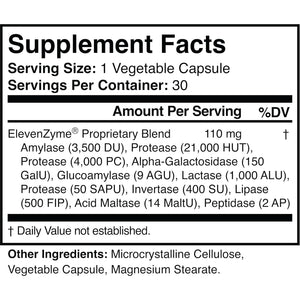 Natural Digestive Enzyme Supplement - Non-Gmo, Vegan