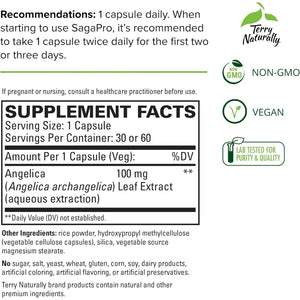 Terry Naturally Sagepro Bladder - Bladder Support Supplement - Vegan Capsules to Aid Urinary Tract Function & Health - 60 Capsules