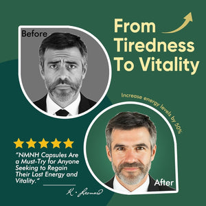 NMN Supplement Alternative-Nmnh 500Mg- for Boost NAD+ Levels, Anti-Aging, Energy and Concentration, 120 Capsules