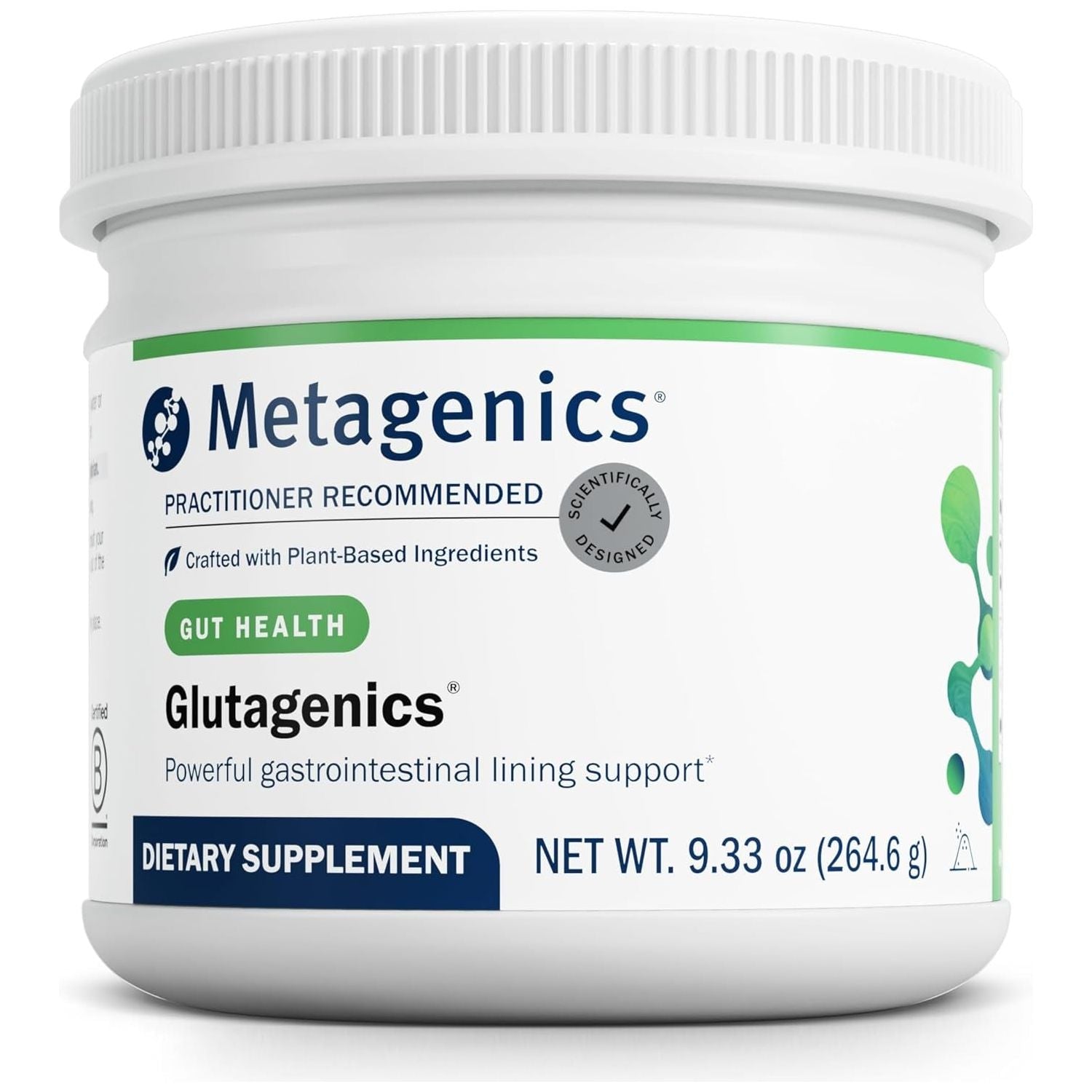 Metagenics Glutagenics - for Immune Support, Gut Health & Proper Digestion* 60 Servings - 9.33 Oz