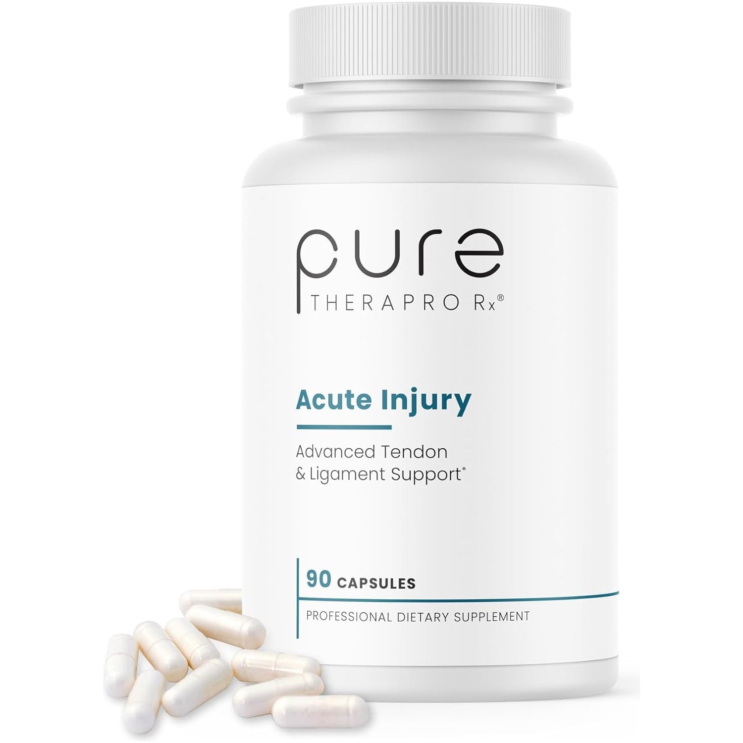 Pure Therapro Rx Acute Injury | Tendon & Ligament Support | Supports Tendon Health, Movement & Physical Function | Pharm-Grade (90 Capsules)