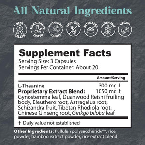 Dragon Herbs - Tao in a Bottle Capsules | Herbal Formula Supplement to Support Stress, Mood, Focus, Adaptability, (60 Capsules, 450 Mg)