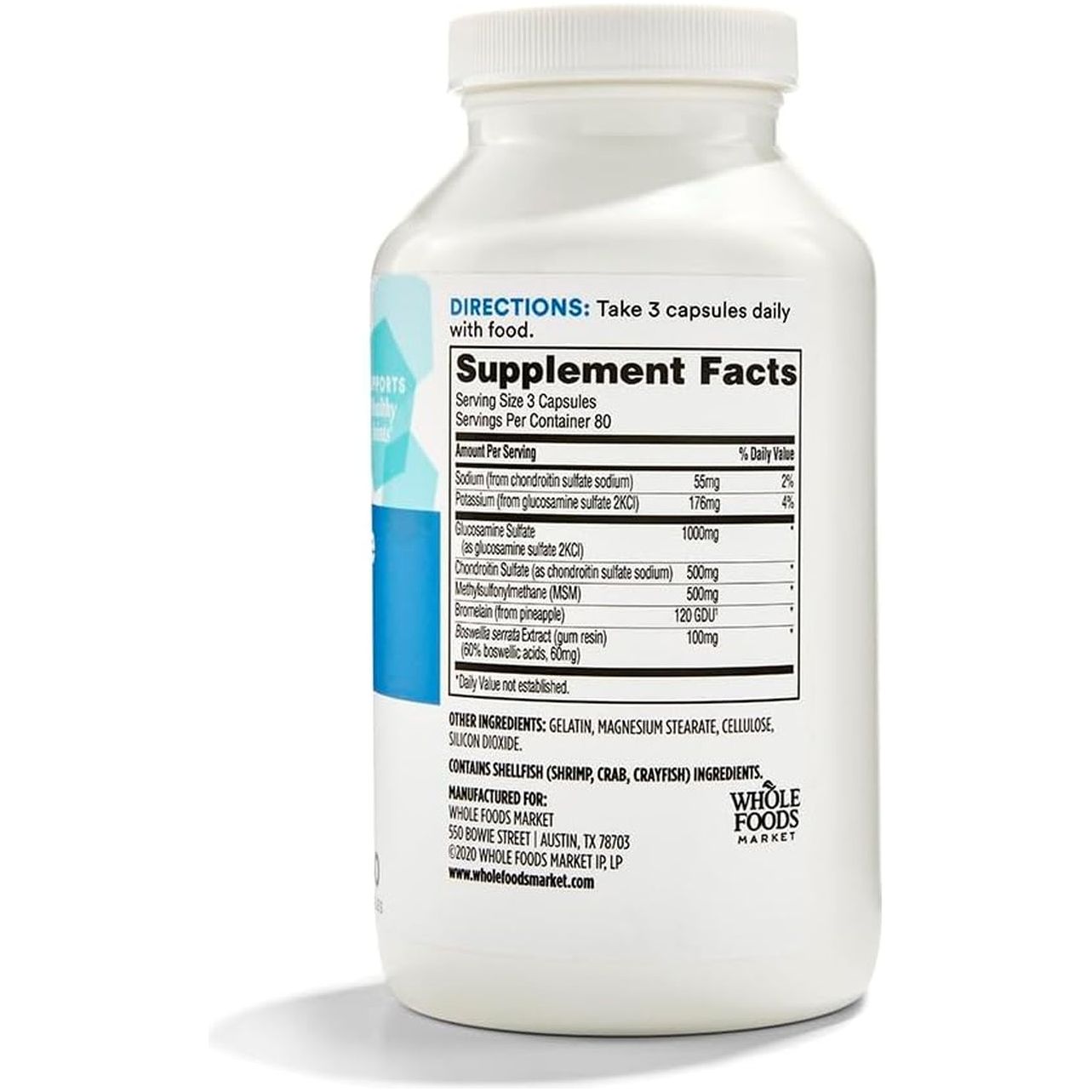 365 by Whole Foods Market, Glucosamine Chondroitin and MSM, 240 Capsules