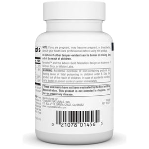 Source Naturals Advanced Ferrochel, Dietary Supplement Yielding 27 Mg of Iron - 180 Tablets