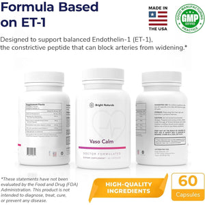 Vaso Calm - Healthy Blood Balance Supplement - Made in the USA