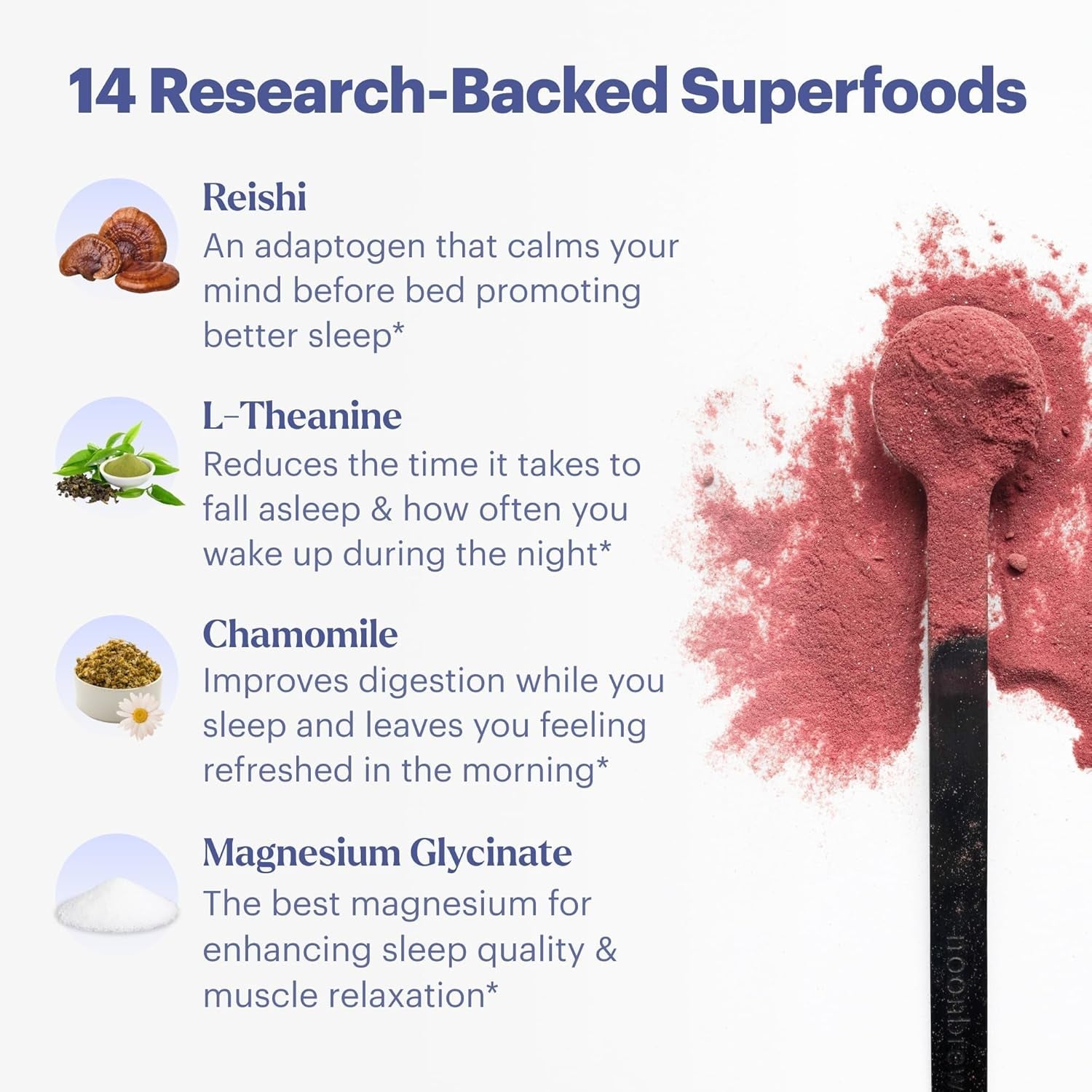 Moonbrew Magnesium Sleep Tea: Natural Melatonin-Free Sleep Aid - 30 Servings