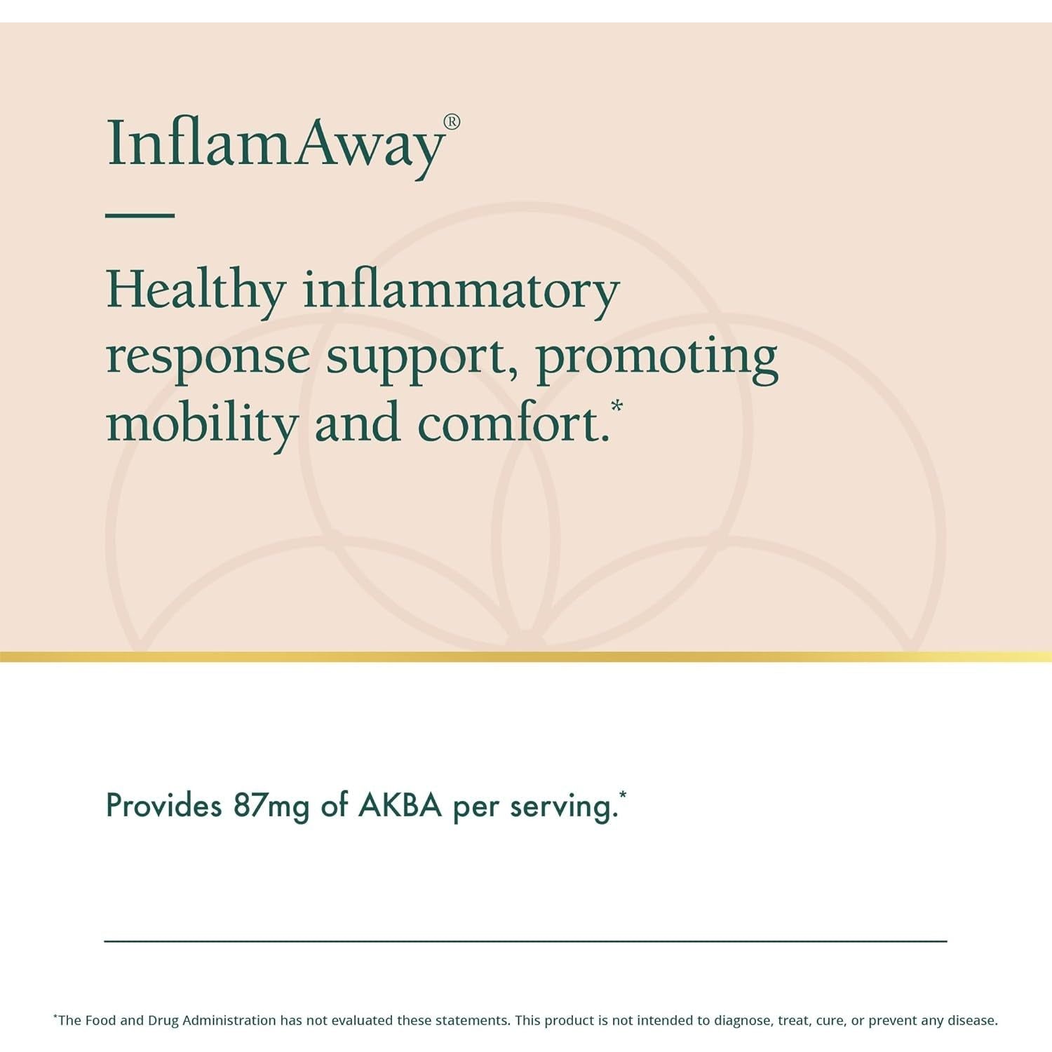Natura Health Products Inflamaway Supplement - Modulate a Healthy Inflammatory Response (90 Capsules)