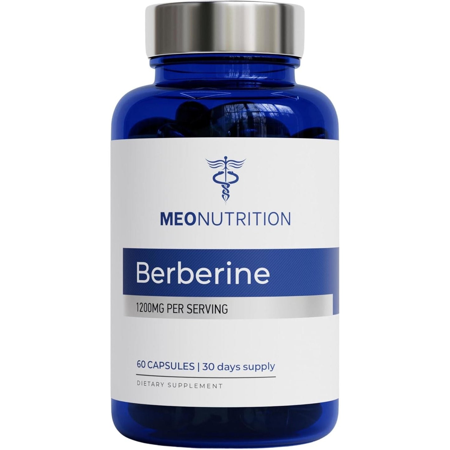 Berberine Supplement 1200Mg HCI - Supports Metabolic Health & Overall Wellness 60 Capsules