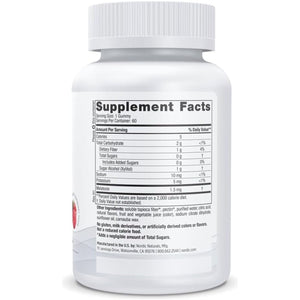 Nordic Naturals Zero Sugar Melatonin Gummies Raspberry - 60 Gummies