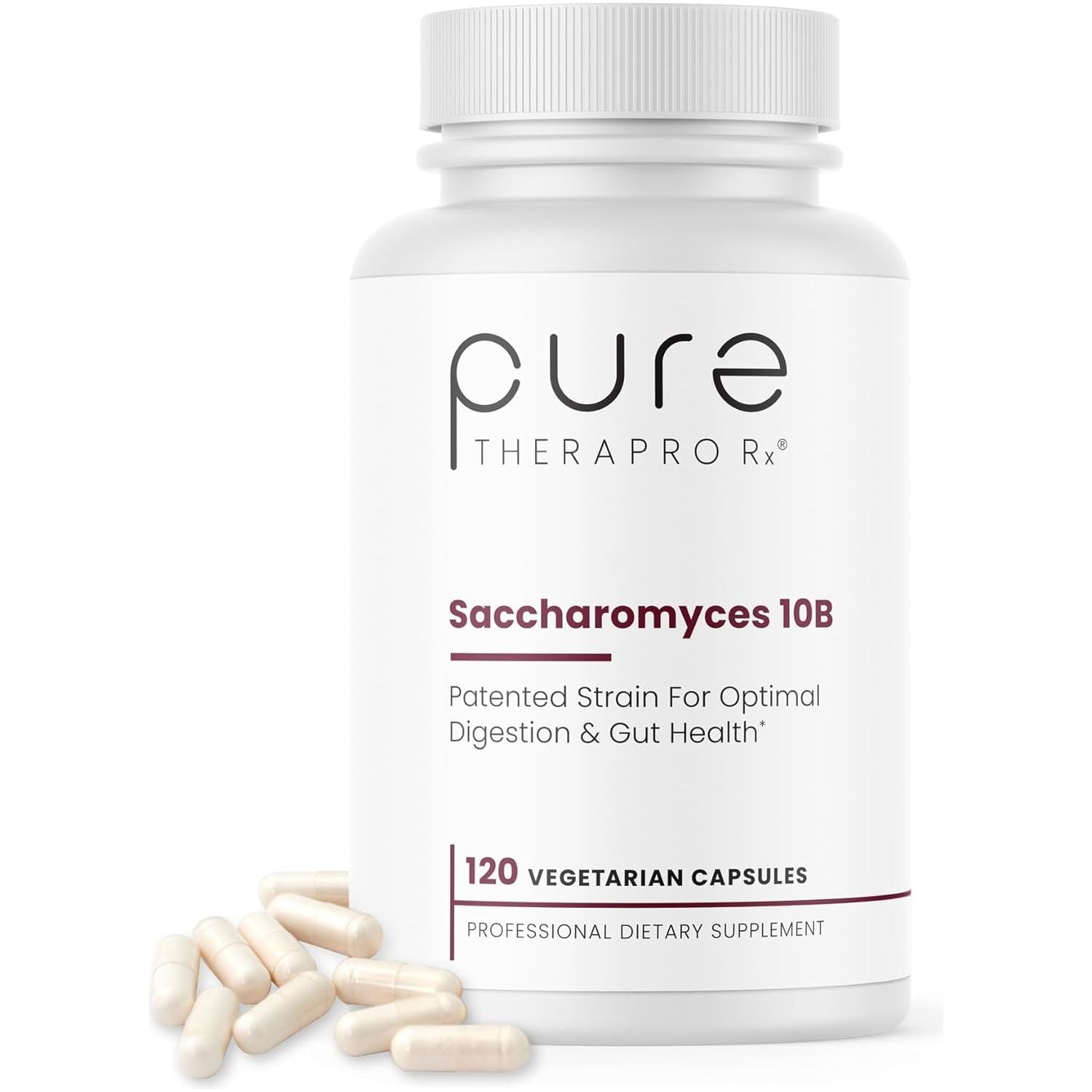 Saccharomyces 10B - Saccharomyces Boulardii, 10 Billion CFU per Serving, Probiotics for Men and Women - 120 Count