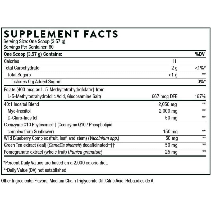 Thorne Ovarian Care - Women'S Health - Promote Healthy Ovarian Function and Reproductive Health - Mixed Berry - 7.55 Oz - 60 Servings