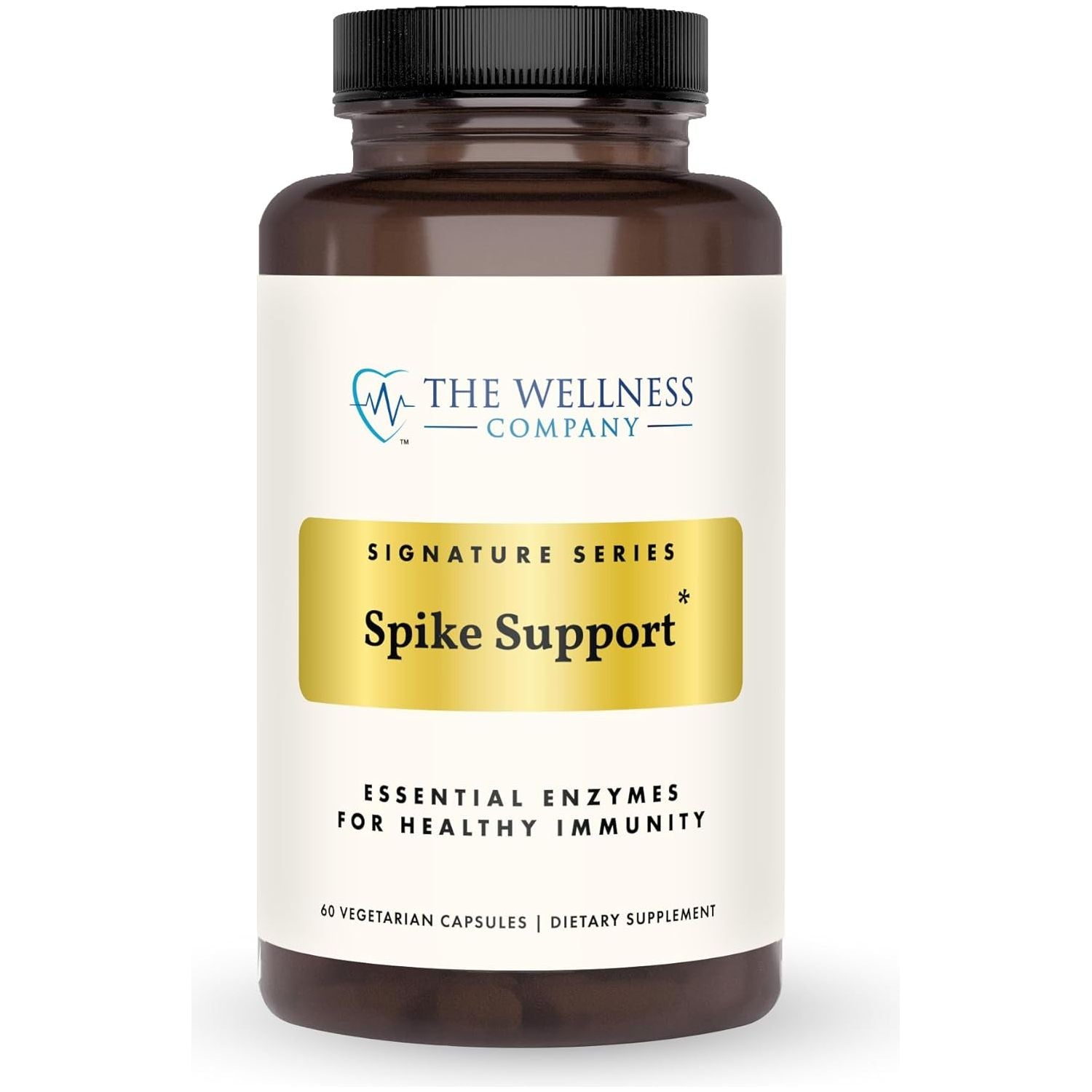 The Wellness Company Spike Support | with Nattokinase, a Proteolytic Enzyme for Fibrinolytic (Anti-Clotting) 60 Count