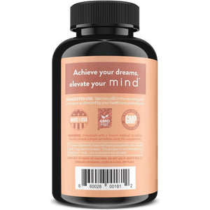 Wellpath Mind Brain Supplement for Memory and Focus with Lion'S Mane, Ginkgo Biloba & More (60 Count)