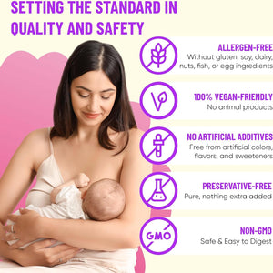 Mama'S Select Organic Fenugreek Capsules – Natural Herbal Lactation Supplement to Boost Milk Supply