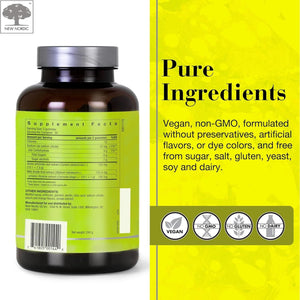 NEW NORDIC Active Liver Gummies, Milk Thistle, Artichoke & Turmeric Supplement, 60 Count