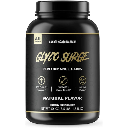 Anabolic Warfare Glyco Surge - Glycogen Supplement Performance Carbs to Help Lean Muscle Growth (40 Servings)