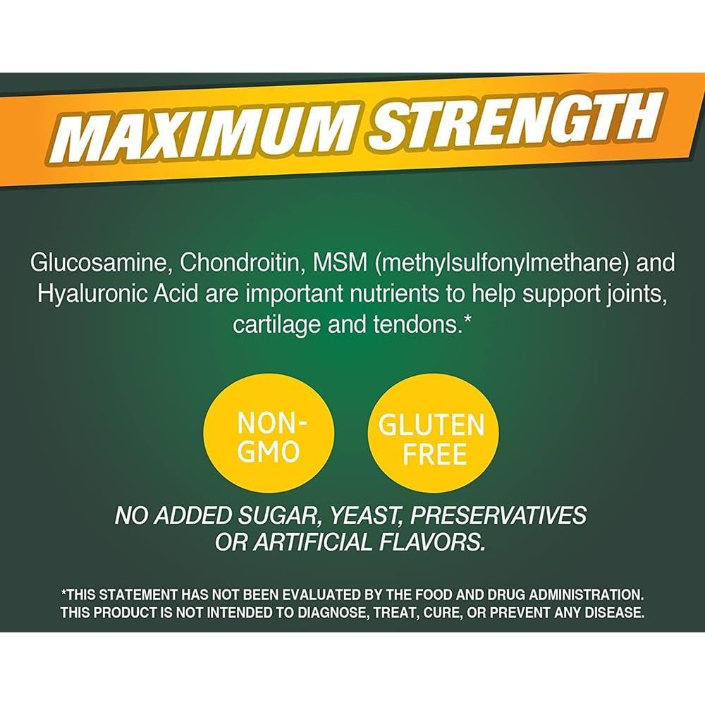 21St Century Glucosamine and Chondroitin plus Tablets, 120 Count