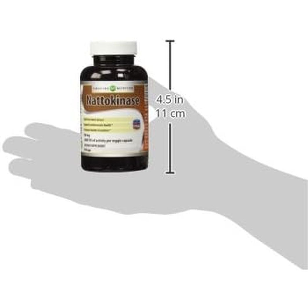 Amazing Formulas Nattokinase Dietary Supplement 100Mg 90 Veggie Capsules | 2000 FU | Made in USA | Ideal for Vegetarians