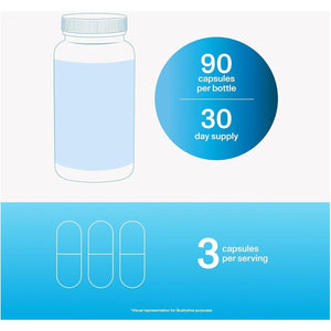 Vital Proteins Bovine Colostrum Supplement 90 Capsules for Gut Health, Immune Support, Unflavored, 30 Servings.