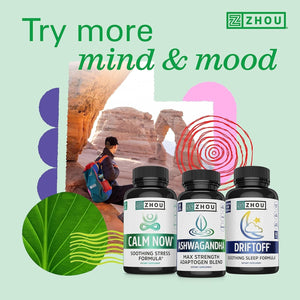 Zhou Neuro Peak Brain Support Supplement | Memory, Focus & Clarity Formula | 30 Vegcaps