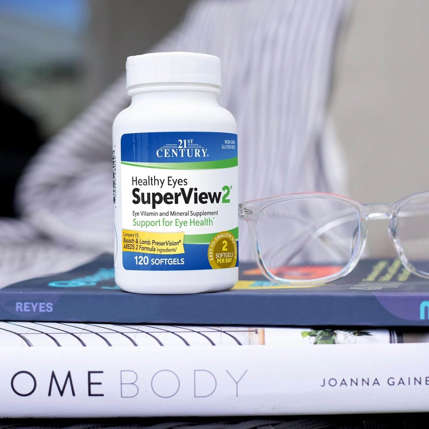 21St Century Healthy Eyes Superview 2 Softgels, 120 Count