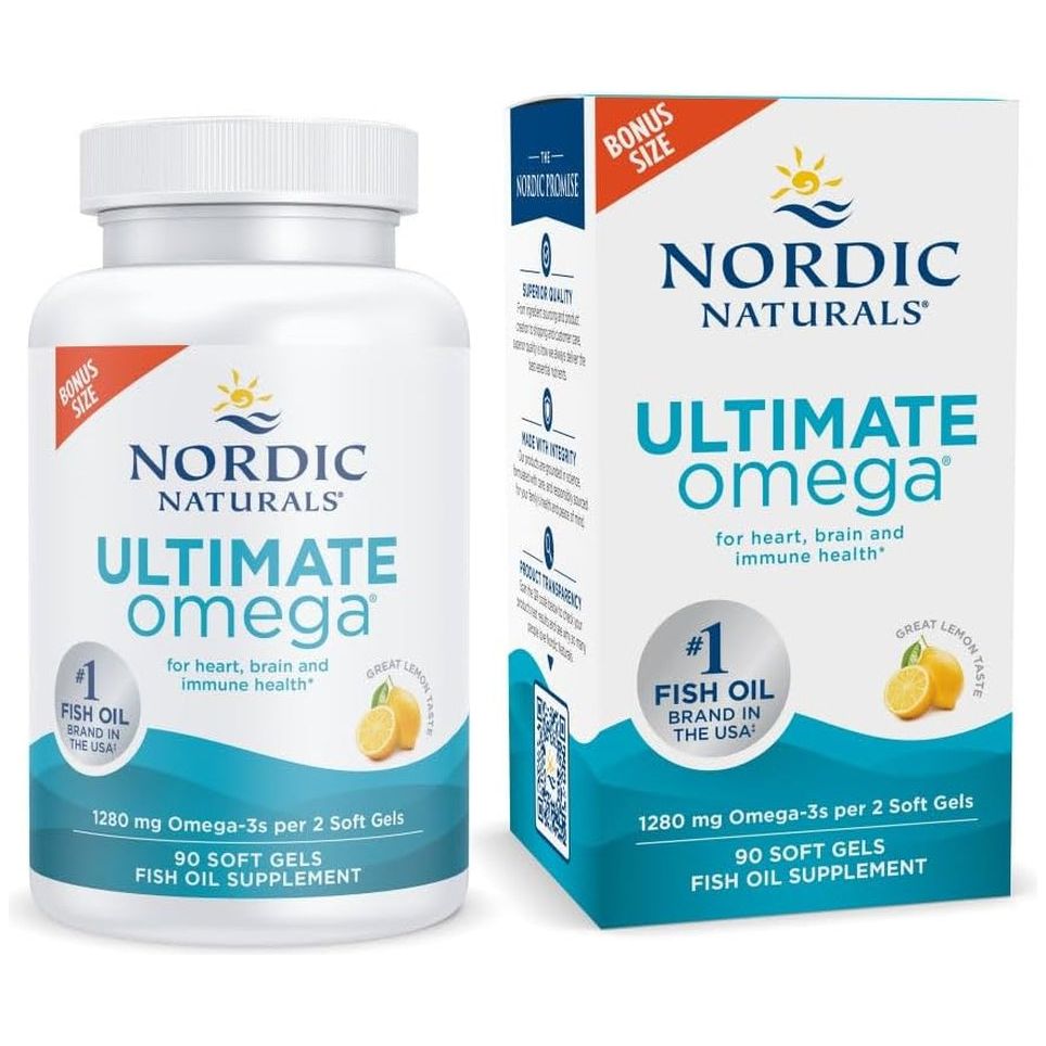 Nordic Naturals Ultimate Omega, Lemon Flavor - 1280 Mg Omega-3 -45 Servings