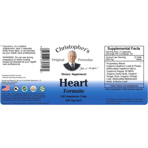 Dr. Christopher'S Original Formulas Heart Formula Caps 100 Count