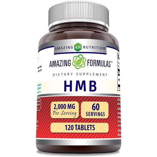 Amazing Formulas HMB Supplement 2000 Mg 120 Tablets | Non-Gmo | Gluten Free | Made in USA