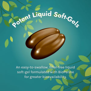 Inholtra Premium Lubri-Joint - 120 Liquid Soft-Gels - with Glucosamine, Chondroitin, Omega Fatty Acids + Vitamins C, D & E - 40 Servings