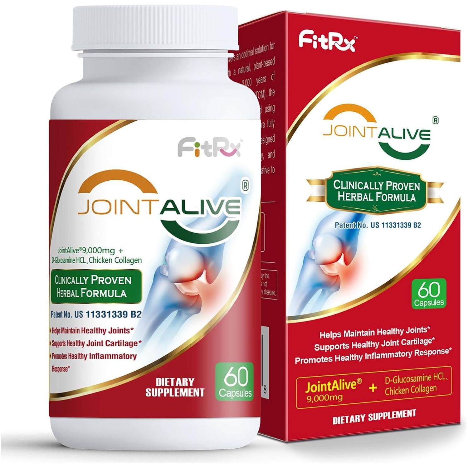 Jointalive Glucosamine Chondroitin, Joint Support Supplements ,30 Servings