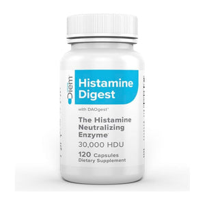 Omne Diem Histamine Digest DAO 30,000 HDU - 120 Caps - Histamine Neutralizing Enzyme - Relieve Histamine Intolerance with Diamine Oxidase