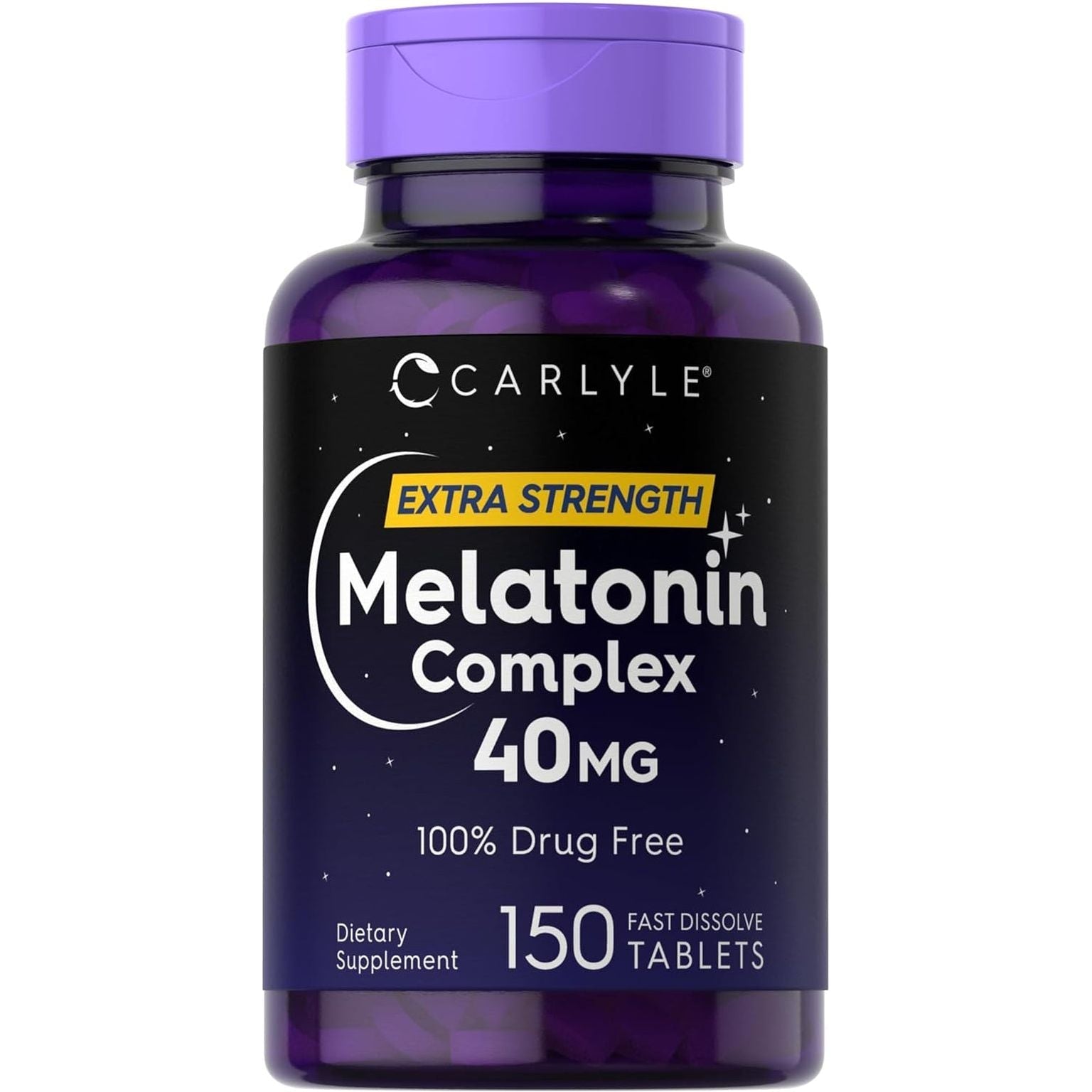 Carlyle Melatonin 40Mg Complex - 150 Fast Dissolve Tablets