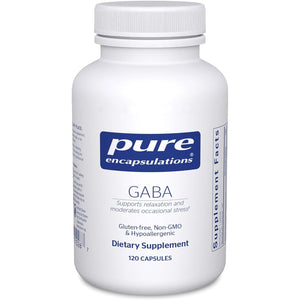 Pure Encapsulations GABA - Supplement to Support Relaxation & Moderation of Occasional Stress - 120 Capsules