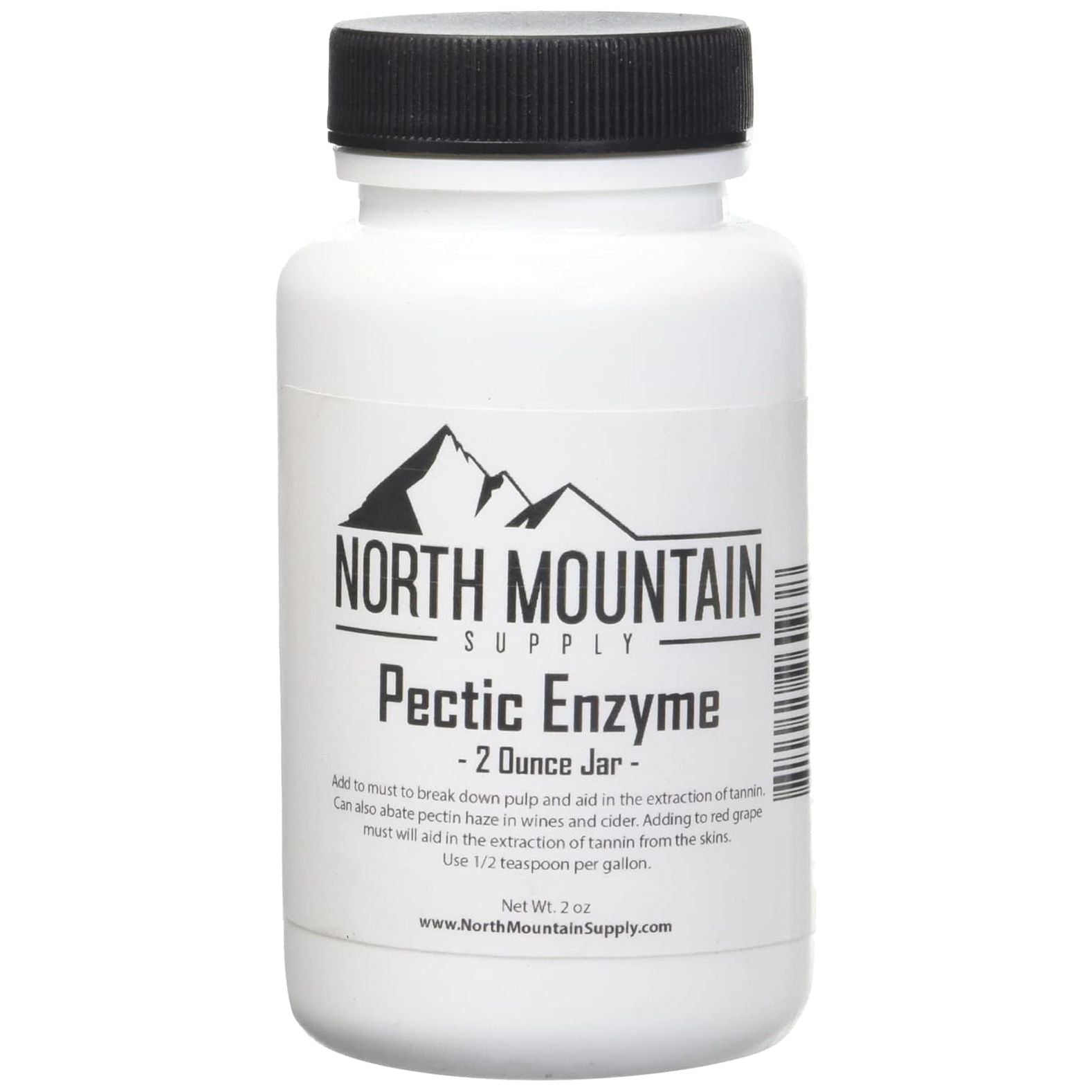 North Mountain Supply Pectic Enzyme - 2 Ounce Jar