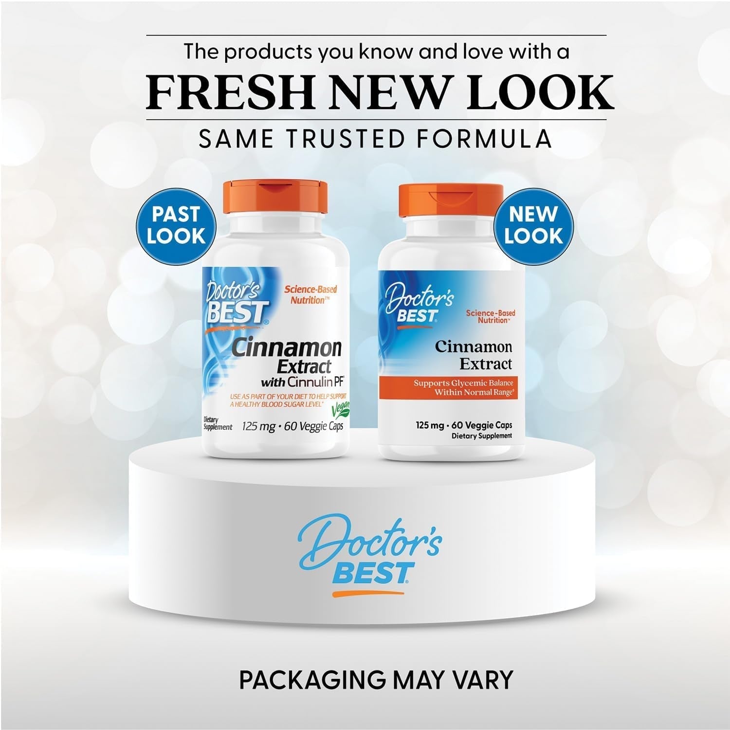 Doctors BEST Cinnamon Extract Cinnulin PF, Supports Glycemic Balance Already within Normal Range, 60 Capsules