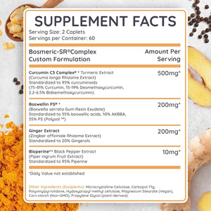 Fast-Acting Joint Supplement, 8-Hour Sustained Release, 120 Caplets - Sanjevani